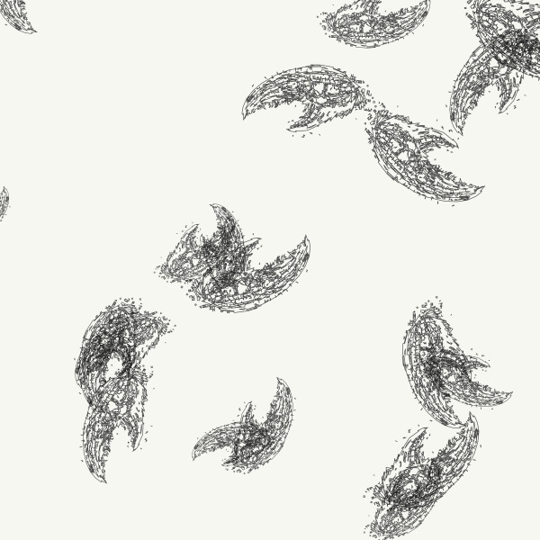 Close detail of Clawglyph #404 showing heavy stroke weight at scale