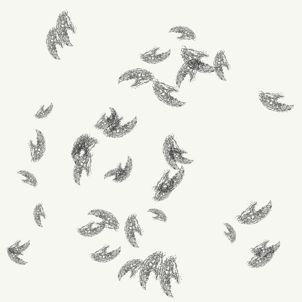 Clawglyph grid composition